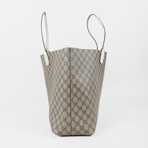 SOLD Gucci Beige GG Supreme Canvas Tote - Picture 3 of 10